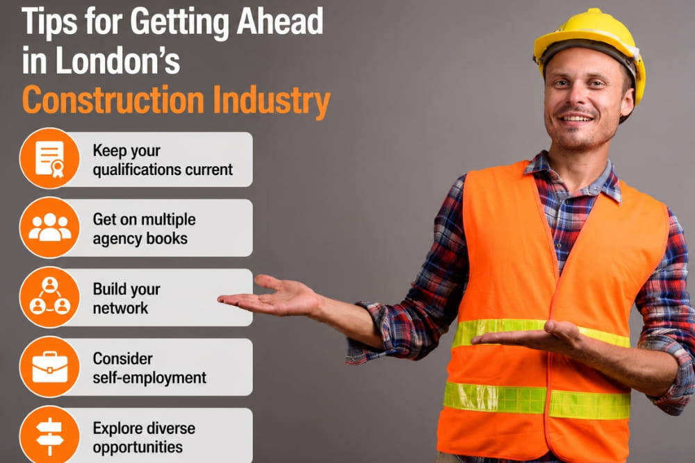 Professional builder highlights essential tips for getting ahead in London construction industry success